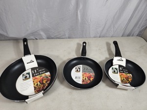 3 New Fry Pans