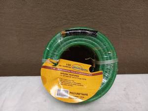 lot 24 image: 14 x 25 PVC AIR HOSE & 100 38 PROFESSIONAL GRADE AIR HOSE