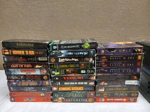 lot 106 image: VHS PLAYER & VHS TAPES