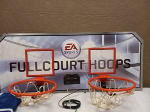 lot 111 image: EA SPORT DUAL HOOP WITH BANNER