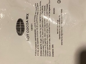 lot 147 image: 8 bags for hot cococappucinno machine