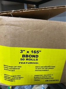 lot 153 image: POS Register Rolls 3 x 165 (50)