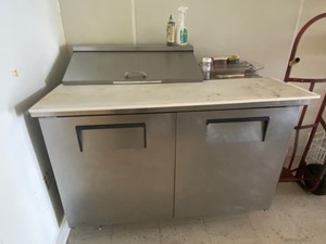 lot 15 image: NSF COMMERCIAL REACH-IN PREP COOLER W 2 DOORS