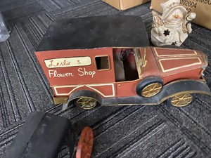 lot 119 image: Antique hand-painted trucks