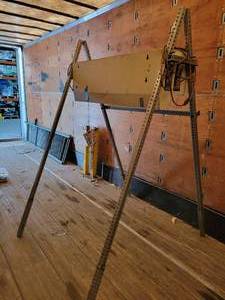 Air Curtain on Custom Stand