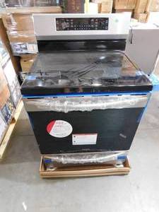 lot 3 image: FRIGIDAIRE GALLERY 30 in. 5.4 cu. ft. Induction Electric Range with Self-Cleaning Oven in Smudge-Proof Stainless Steel with Air Fry