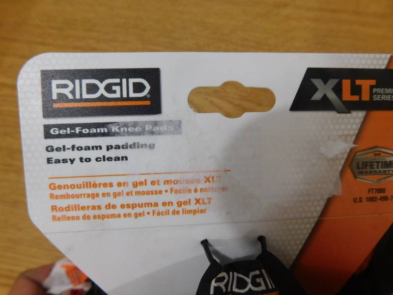 lot 40 image: RIGID Gel Foam Knee Pads XLT Premium One Size Brand New