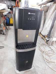 lot 37 image: Glacier Bay Matte Black and Stainless Steel Bottom Load Water Dispenser