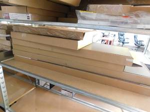 lot 100 image: HUGE ASSORTED LOT OF FLOATING SHELVES