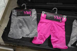 Lot of (2) YMI Size Medium Womens Slim Fit Bike Shorts 2-pack