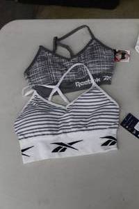 Lot of (2) Reebok Size Small Ladies Seamless Bralettes