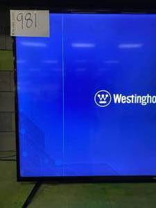 lot 981 image: WR55UT4009 WESTINGHOUSE 55 UHD ROKU SMART TV WHDR (TECHNICIAN TESTED LIKE NEW, LINE)