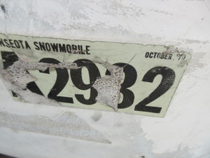 lot 711 image: 1967 POLARIS MUSTANG SNOWMOBILE FOR PARTS