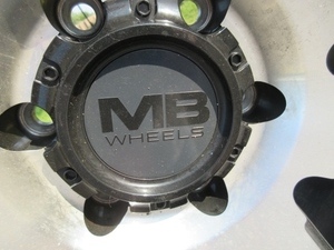 lot 713 image: MB BLACK ALUMINUM WHEELS