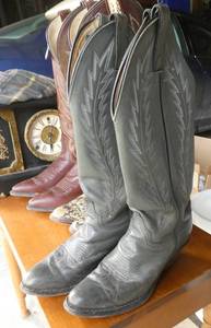 Womens tall grey Abilene Cowboy boots size 5M