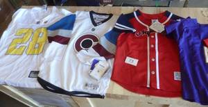 5 kids jerseys including Brady Super bowl