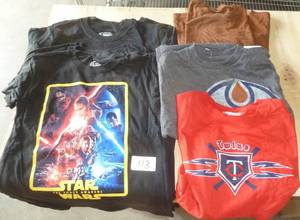 11 Boys Med shirts (8 Star wars)