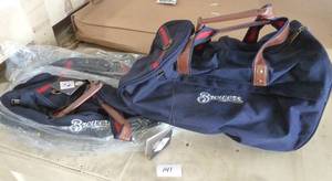 2 Canvas Brewers duffle bags
