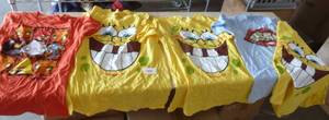 5 Adult Medium spongebob and other tshirts