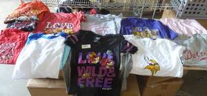 12 Girlswomens shirts SmMed