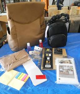 3 Travel bags, photoscrapbook items