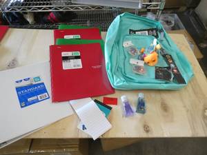 Backpack with School supplies