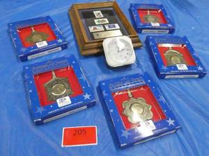 State Quarter Collectible ornaments and Stamp collectible