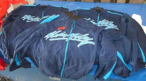 5 zip front sweatshirts - womens small and medium