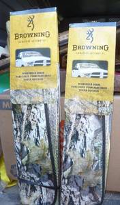 2 Browning Camo windshield shades