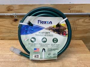 FLEXON FXG5850 58-Inch x 50-Foot Heavy Duty 5-Ply Forever Garden Hose