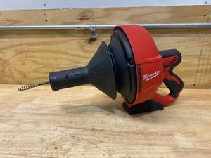 MILWAUKEE M12 12-Volt Lithium-Ion Cordless Drain Snake Auger With 516 in. x 25 ft. Cable (Tool Only)