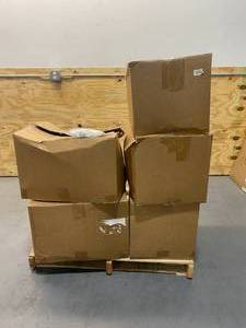 ZING Lot of 5 Boxes of- Employee PPE Kits (approximately 60 kits per box)