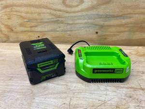 GREENWORKS 60V Battery (2.0Ah) and Charger