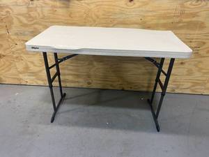 LIFETIME- Height Adjustable Folding Tables (4 foot)