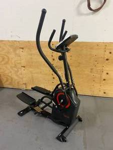 Sunny Health & Fitness Magnetic Vertical Elliptical Cardio Climber Machine and Exercise Stepper, Workout Cross Trainer, SF-E3919