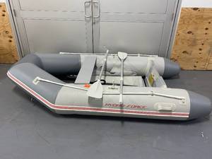 Bestway Hydro Force Inflatable Boat Raft Set with 2 Aluminum Oars for Fishing Lakes and Rivers