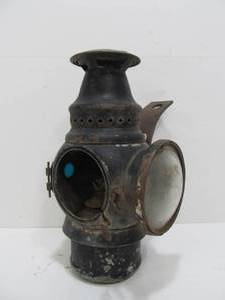 lot 30 image: Antique ADLAKE Railroad Lantern (AS IS)