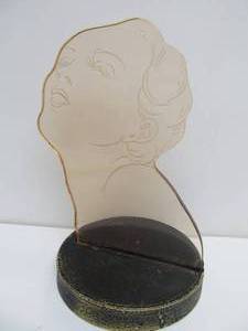lot 110 image: Wonderful Vintage Deco Houbigant Perfume Store Counter Advertising Display