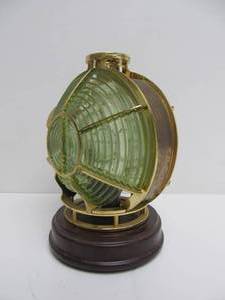 lot 132 image: Working Nautical Style Boat Lamp