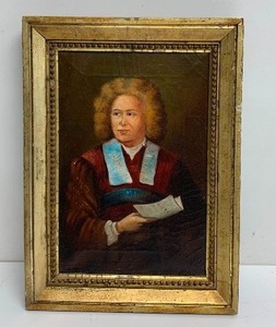 lot 277 image: Antique Oil on Canvas Painting of Composer Arcangelo Corelli