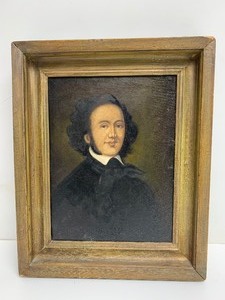 lot 278 image: Antique Oil on Canvas Painting of Composer Felix Mendelssohn