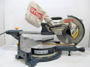 lot 157 image: Working RYOBI Exactline Compound Miter Saw