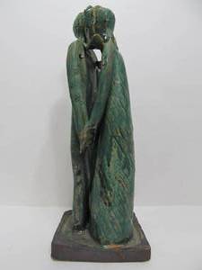 lot 192 image: Large Heavy Mid Century ClayPottery Sculpture 