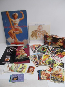 lot 176 image: Large Lot of Assorted PINUP Girl Calendars Artwork etc