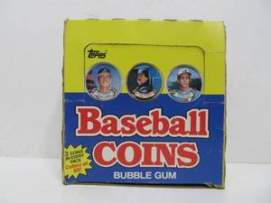 lot 270 image: Box Full of Unopened Packs -Topps 1988 Baseball Coins