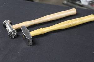 Lot of (2) Metal Texturing Hammers