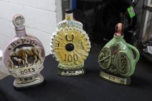 Lot of (3) Decanter - BPO, Preakness 100, Samoa