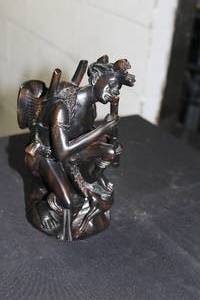 Wooden Table Statue