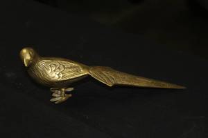 9 Bird Brass Table Statue