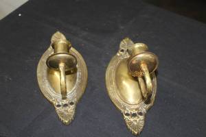 Lot of (2) Wall-Mount Candleholders